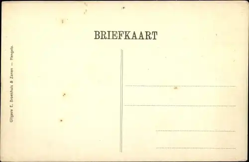 Ak Delden Gelderland, Schäfer mit Schafherde