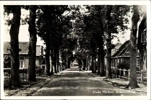 Ak Oudemirdum Friesland Niederlande, Jolderenstraat