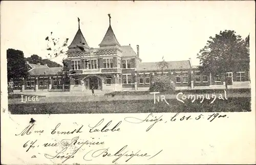 Ak Liége Lüttich, Tir Communal