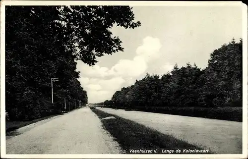 Ak Veenhuizen Drenthe, Langs de Kolonievaart