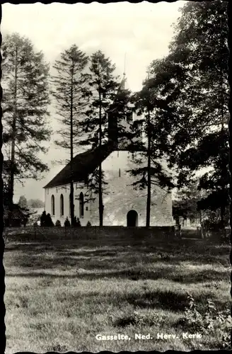 Ak Gasselte Drenthe, Ned. Herv. Kerk