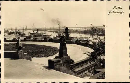 Ak Szczecin Stettin Pommern, Hakenterrasse