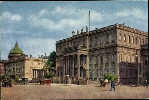 Ak Berlin Mitte, Unter den Linden, Kronprinzen-Palais, Außenansicht