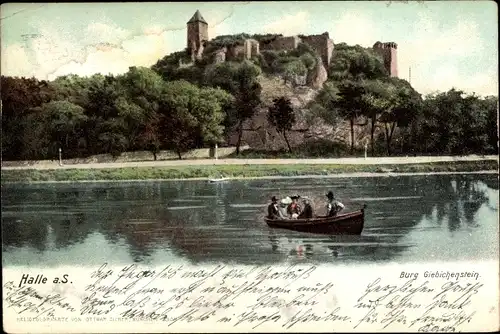 Ak Halle an der Saale, Burg Giebichenstein