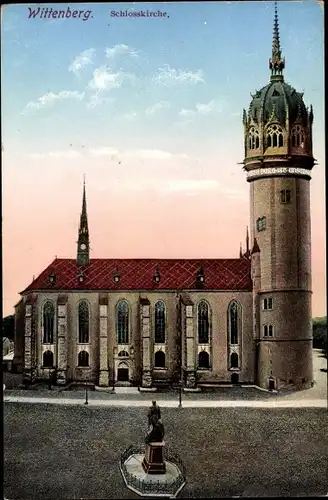 Ak Lutherstadt Wittenberg, Schlosskirche
