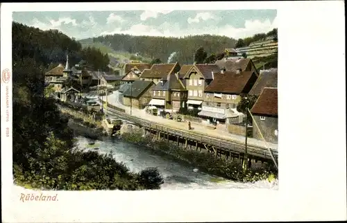 Ak Rübeland Oberharz am Brocken, Bode, Kirchturm