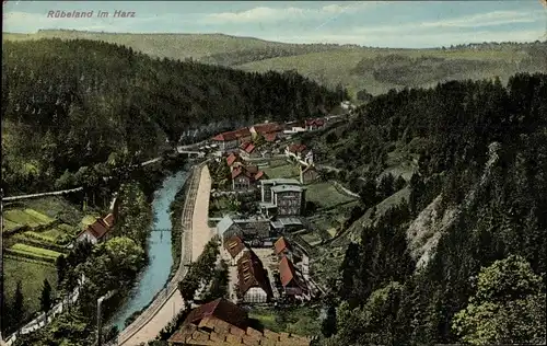 Ak Rübeland Oberharz am Brocken, Panorama