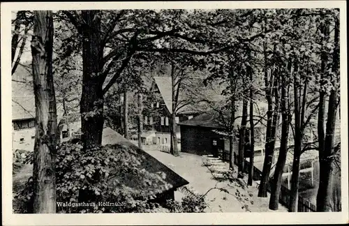 Ak Penig in Sachsen, Waldgasthaus Höllmühle, Paul Henschel