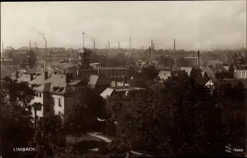 Ak Limbach in Sachsen, Totale