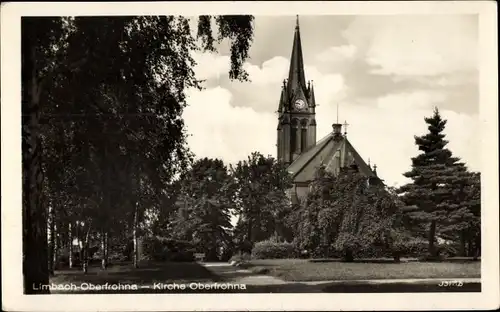 Ak Limbach Oberfrohna in Sachsen, Kirche