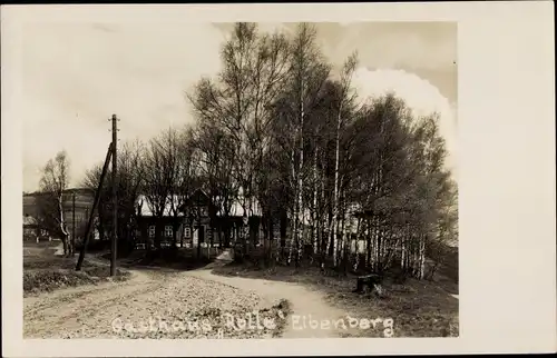 Foto Ak Eibenberg Burkhardtsdorf im Erzgebirge, Gasthof Rolle