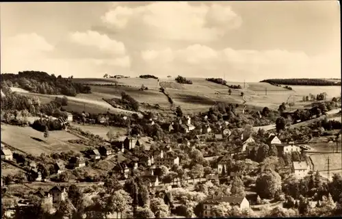 Ak Kemtau Burkhardtsdorf im Erzgebirge, Gesamtansicht