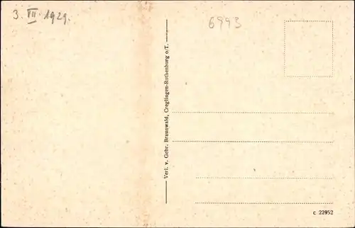 Ak Creglingen an der Tauber, Herrgottskirche