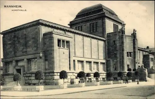 Ak Mannheim in Baden, Kunsthalle