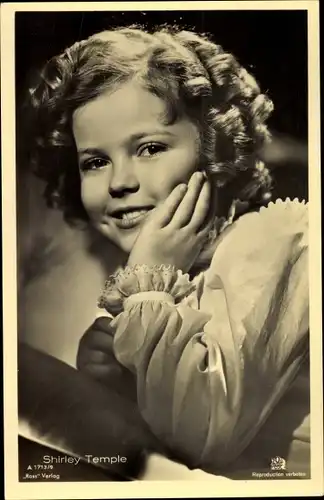 Ak Schauspielerin Shirley Temple, Portrait