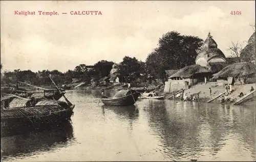 Ak Calcutta Kolkata Kalkutta Indien, Kalighat Temple