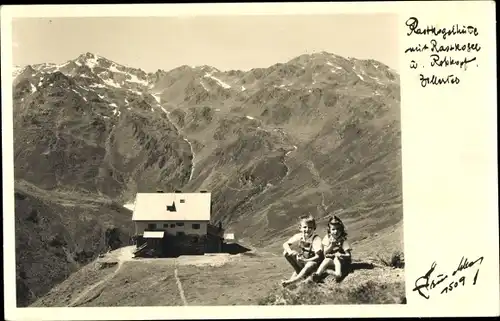 Ak Hippach Schwendberg in Tirol, Rastkogelhütte mit Rastkogel