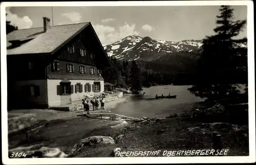Ak Obernberg am Brenner in Tirol, Alpengasthof Obernbergersee