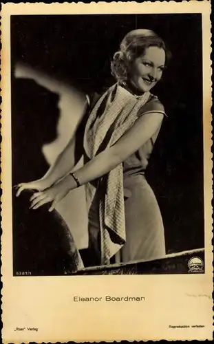 Ak Schauspielerin Eleanor Boardman, Profilansicht