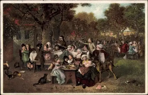 Künstler Ak Knaus, L., Kinderfest