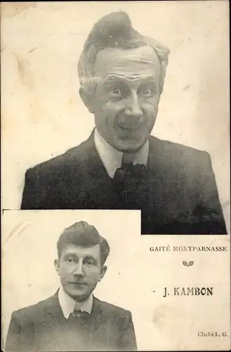 Ak Komiker?, Gaite Montparnasse, J. Kambon
