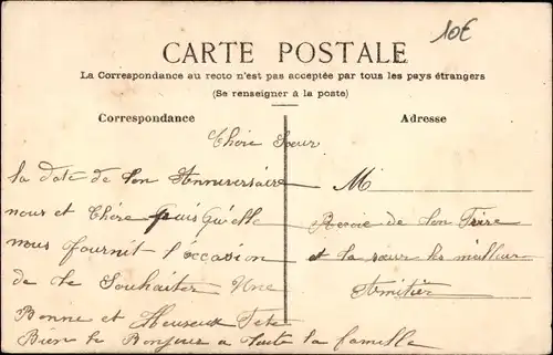 Ak Glückwunsch Neujahr, Katze, Hut, Gehstock, Zigarette