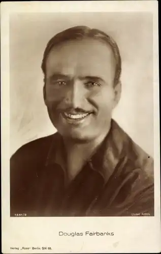 Ak Schauspieler Douglas Fairbanks, Portrait