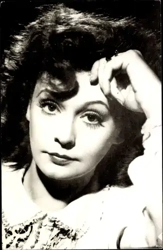 Foto Schauspielerin Zarah Leander, Portrait