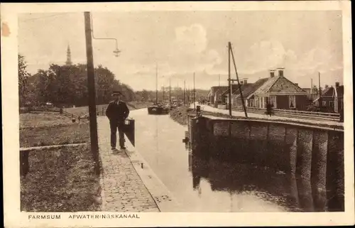 Ak Farmsum Groningen, Afwateringskanaal