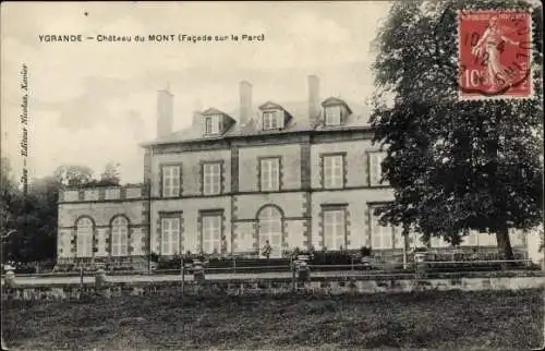 Ak Ygrande Allier, Château du Mont