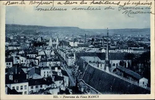 Ak Nancy Meurthe et Moselle, Panorama