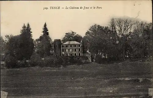 Ak Tence Haute Loire, Château de Joux et le Parc