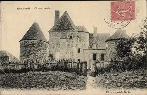 Ak Grand Verneuil Meuse, Château fedol