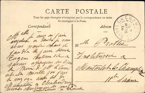 Ak Grand Verneuil Meuse, Château fedol