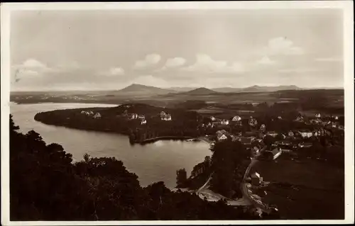 Ak Staré Splavy Thammühl Doksy Hirschberg am See Region Reichenberg, Panorama, See