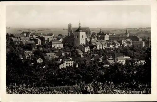 Ak Turnov Turnau Region Reichenberg, Gesamtansicht, Celkovy pohled