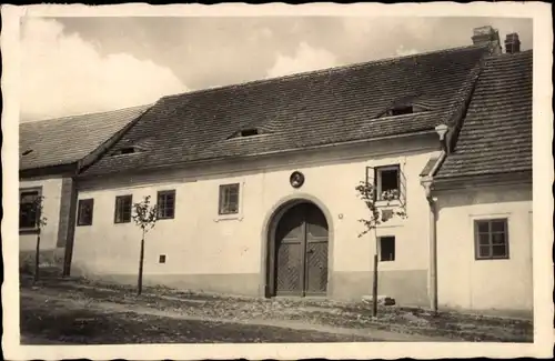 Ak Husinec u Netolic Hussinetz Südböhmen, Jan Hus Haus