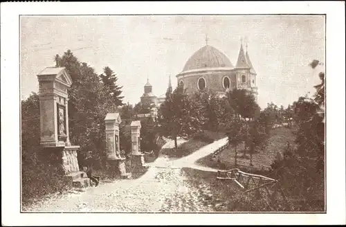 Ak Bystřice pod Hostýnem Bistritz am Hostein Region Zlin, Svatý Hostýn, Heiliger Hostein, Basilika