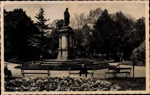 Ak Opava Troppau Region Mährisch Schlesien, Schillerpark