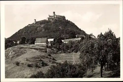 Ak Bezděz Schloßbösig Region Reichenberg, Ruine Burg Bösig