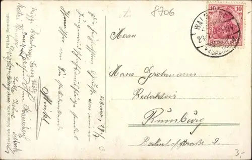 Ak Kottmar in der Oberlausitz, Panorama, Gasthof, Turm