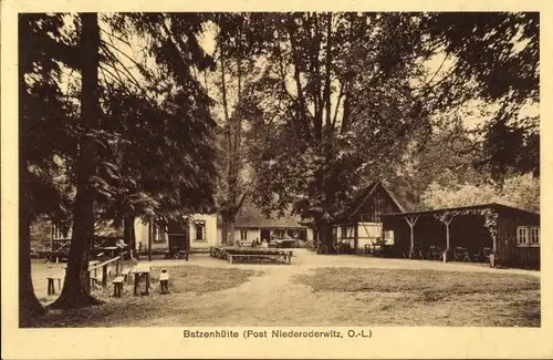Ak Oderwitz in der Oberlausitz, Batzenhütte