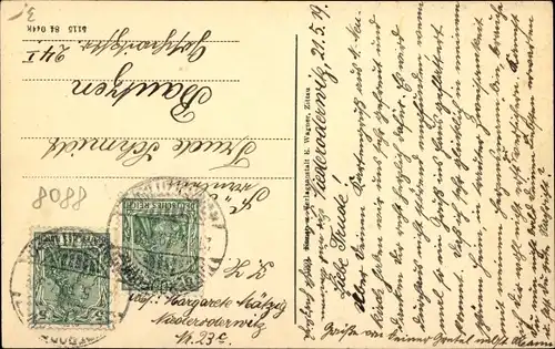 Ak Niederoderwitz Oderwitz in der Oberlausitz, Teilansicht mit Kirche