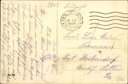 Ak Hainewalde Oberlausitz, Blick auf den Ort