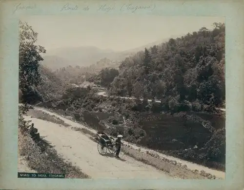 Foto Tagami Präfektur Niigita Japan, Road to Mogi, rickshaw