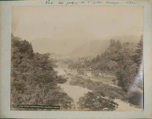 Foto Nikko Präfektur Tochigi Japan, View from Kanaya Hotel Garden