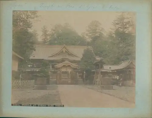 Foto Tokio Präf. Tokio Japan, Uyeno Park, Temple