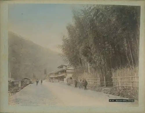 Foto Kyoto Präf. Kyoto Japan, Arashiyama Bamboo Forrest, street view