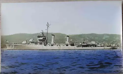 Foto US Kriegsschiff USS der Navy, Nr 23, Seitenansicht