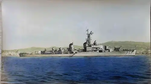 Foto US Kriegsschiff USS Purdy, DD-734, Zerstörer